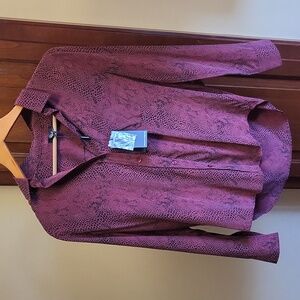 Rails bran's 100% silk long sleeve shirt